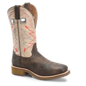 Double H Rogan Steel Toe Square Roper 11" DH7010 Mens Brown Wide Work Boots 14D